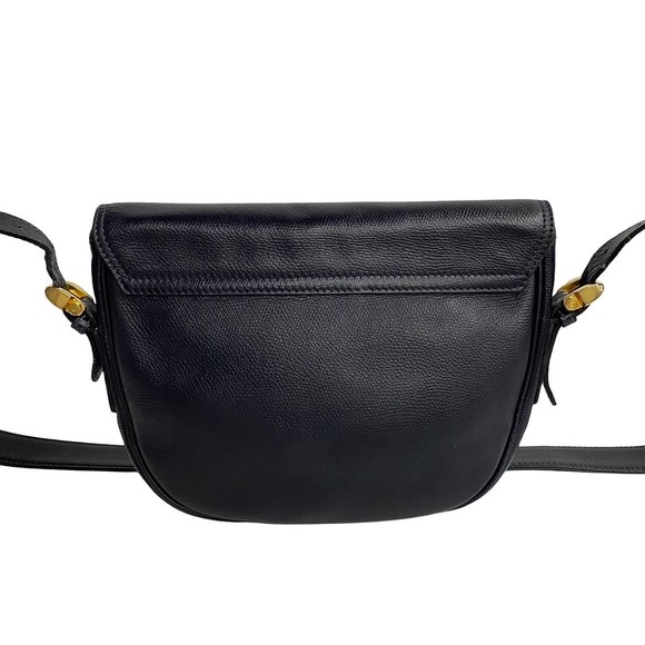 Loewe Anagram Leather Mini Shoulder Pochette Navy - Picture 4 of 10